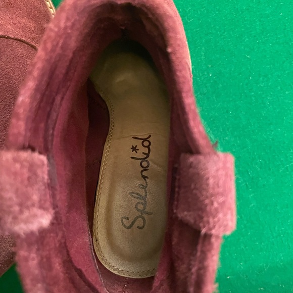 Splendid brand cute burgundy coloured suede boots - Picture 3 of 4